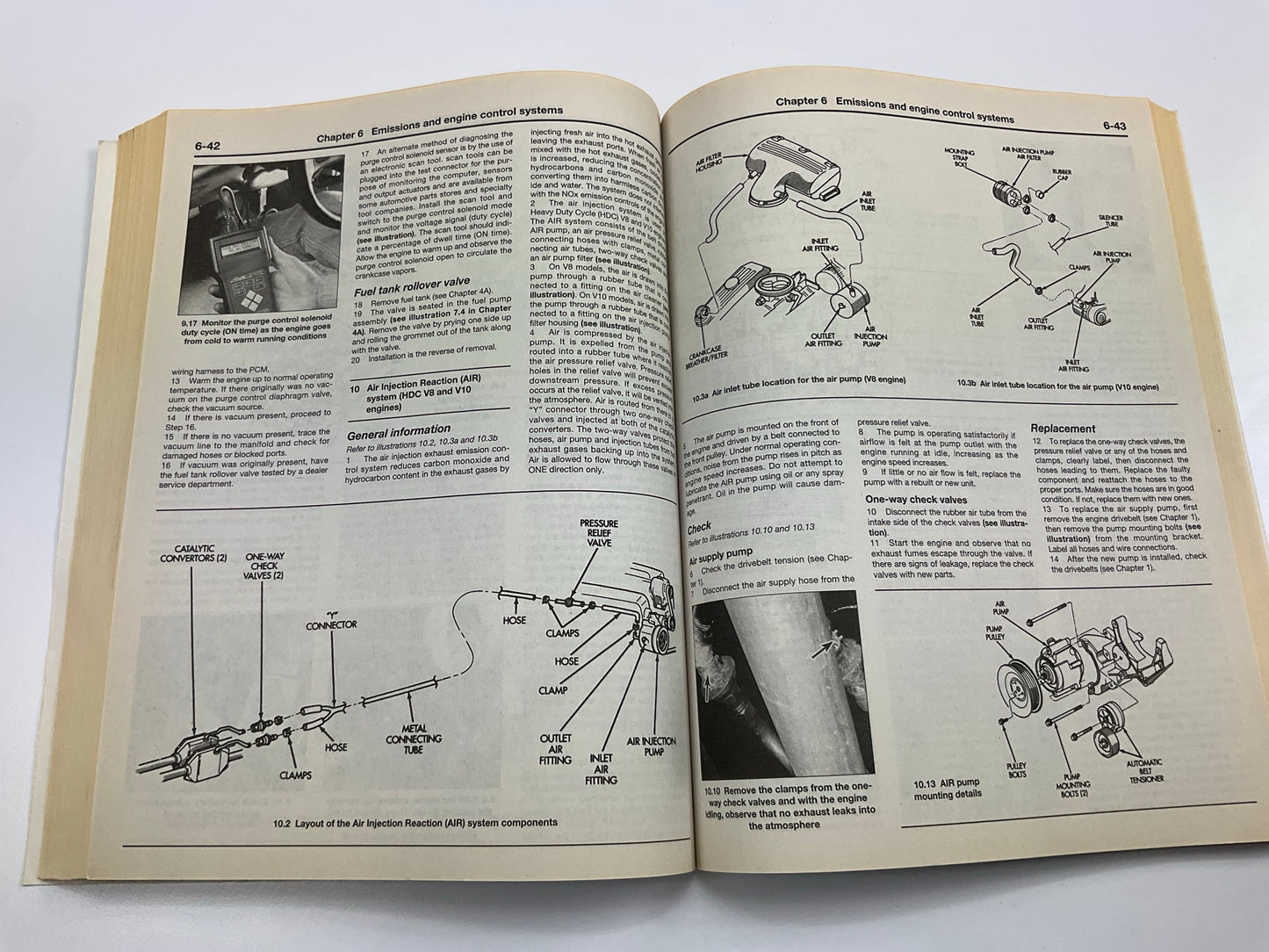 OPENED - ACTUAL MANUAL SHOWN - Haynes 30041 Repair Manual For 94-02 Dodge Truck