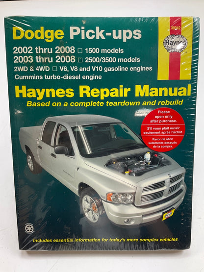 SEALED - Haynes 30042 Repair Manual For 02-08 1500, 03-08 2500/3500 Models