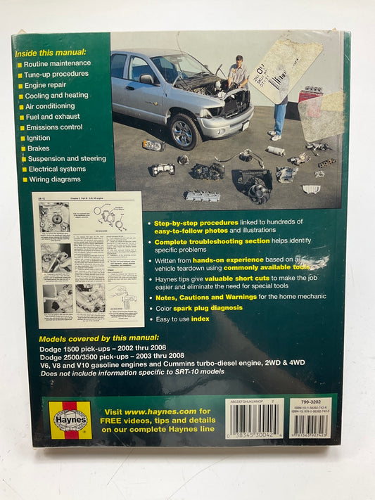 SEALED - Haynes 30042 Repair Manual For 02-08 1500, 03-08 2500/3500 Models