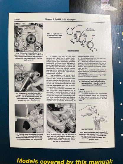 OPEN - Haynes 36004 Repair Manual 1986-1997 Ford Aerostar Mini-Vans