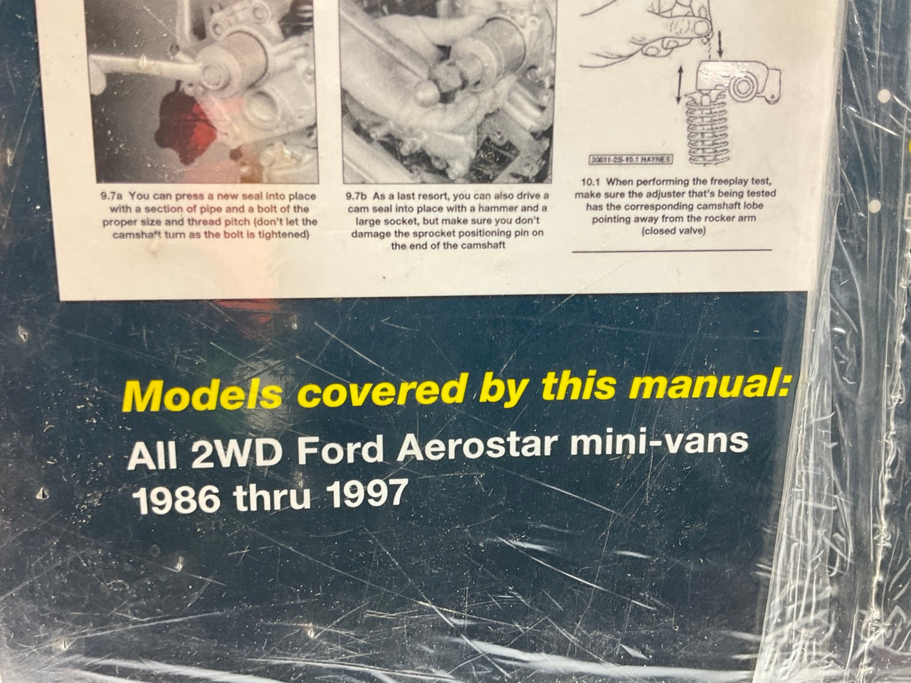 Haynes 36004 Repair Manual 1986-1997 Ford Aerostar Mini-Vans