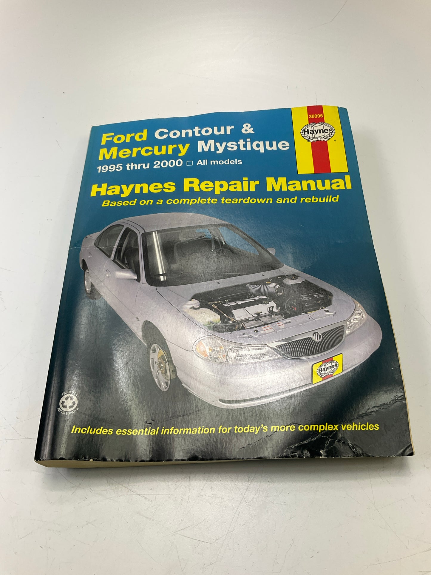 BEND MANUAL - Haynes 36006 Repair Manual For 1995-00 Contour & Mystique