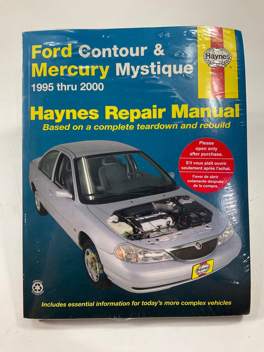 Haynes 36006 Repair Manual - 1995-2000 Ford Contour & Mercury Mystique - SEALED