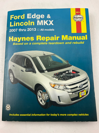 Haynes 36014 Repair Manual For 2007-2013 Ford Edge & Lincoln MKX - OPEN