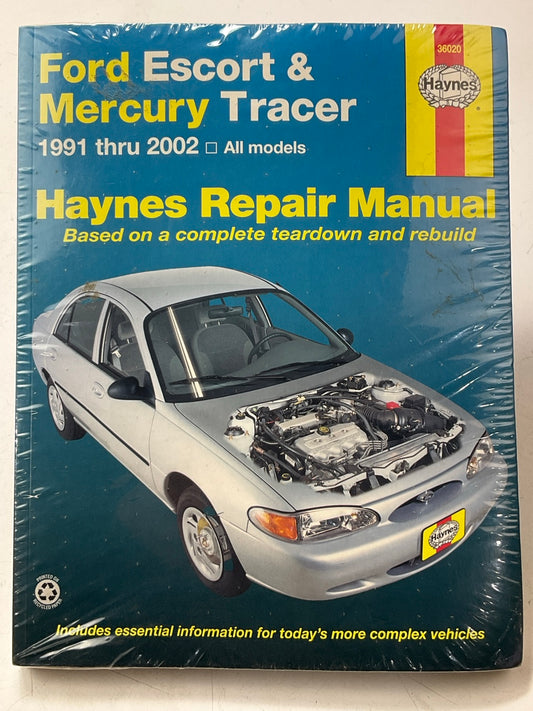 Haynes 36020 Repair Service Manual For 1991-2002 Ford Escort & Mercury Tracer