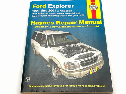 Haynes 36024 Repair Manual For Ford Explorer, Mazda Navajo, Mercury Mountaineer
