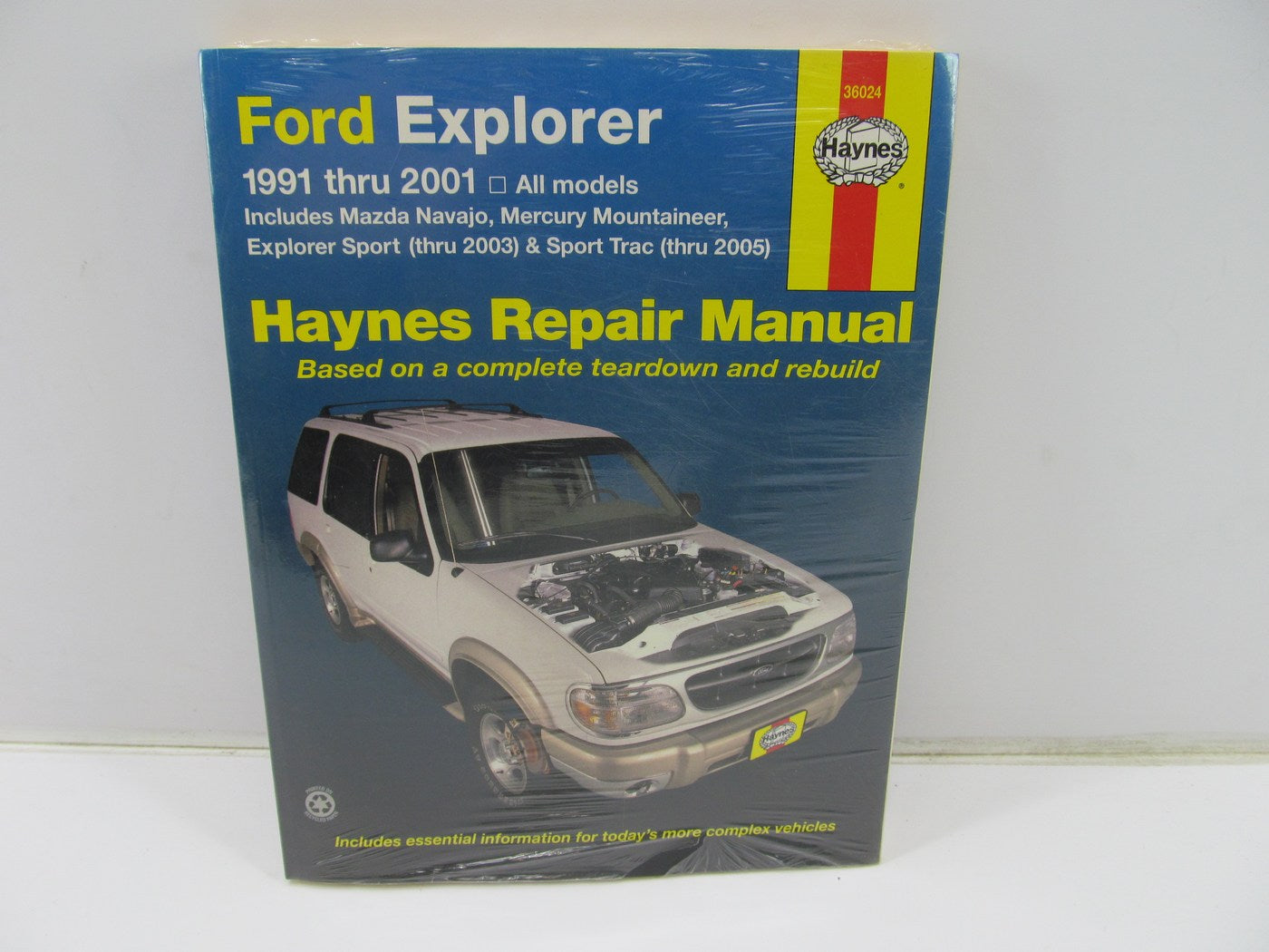 Haynes 36024 Repair Manual For Ford Explorer, Mazda Navajo, Mercury Mountaineer