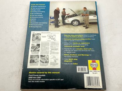 OPENED - Haynes 36034 Repair Manual For 2000-2007 Ford Focus