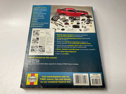 OPEN - Haynes 36052 Repair Manual For 2005-2007 Ford Mustang