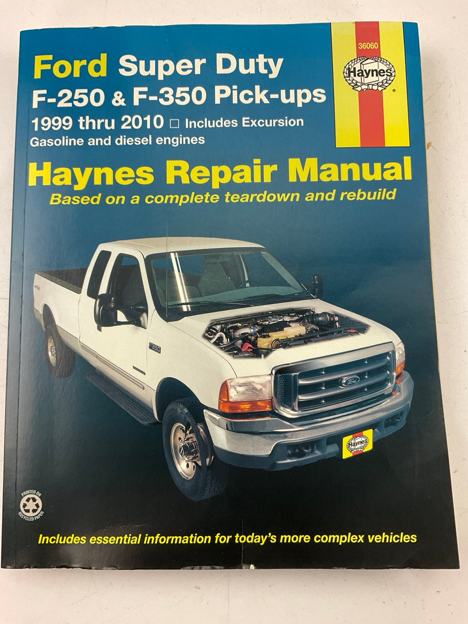 OPENED Haynes 36060 Repair Service Manual 1999-2006 Ford F-250 F-350 Super Duty