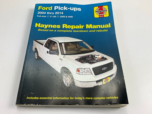 OPENED - Haynes 36061 Repair Manual For 2004-2014 Ford F-150