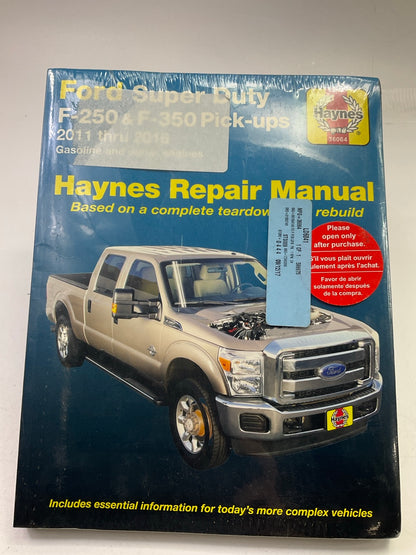 Haynes 36064 Repair Manual For 2011-2016 Ford F-250, F-350 - SEALED