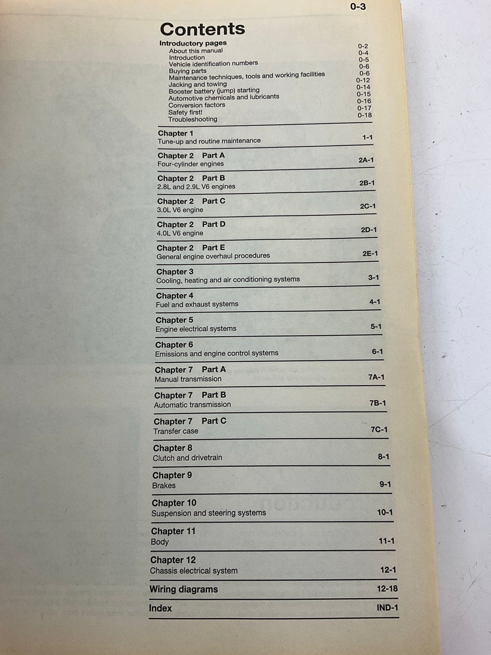 OPENED Haynes 36070 Repair Manual For 1983-1992 Ford Ranger, 1984-1990 Bronco II