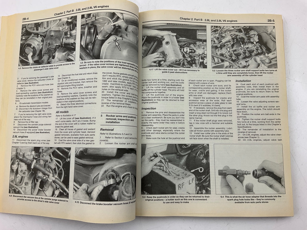 OPENED Haynes 36070 Repair Manual For 1983-1992 Ford Ranger, 1984-1990 Bronco II
