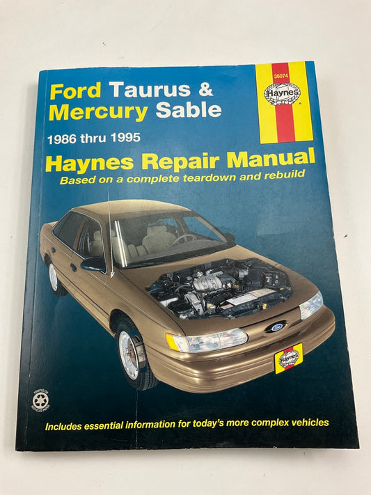 Haynes 36074 Repair Manual For 1986-1995 Ford Taurus & Mercury Sable