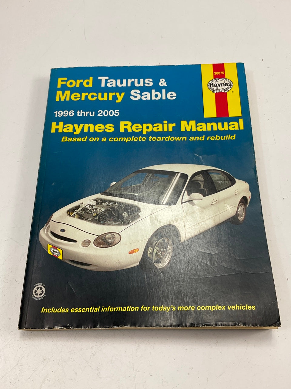 Haynes 36075 Repair Manual For 1996-2001 Ford Taurus & Mercury Sable - OPENED