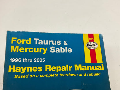 Haynes 36075 Repair Manual For 1996-2001 Ford Taurus & Mercury Sable - OPENED