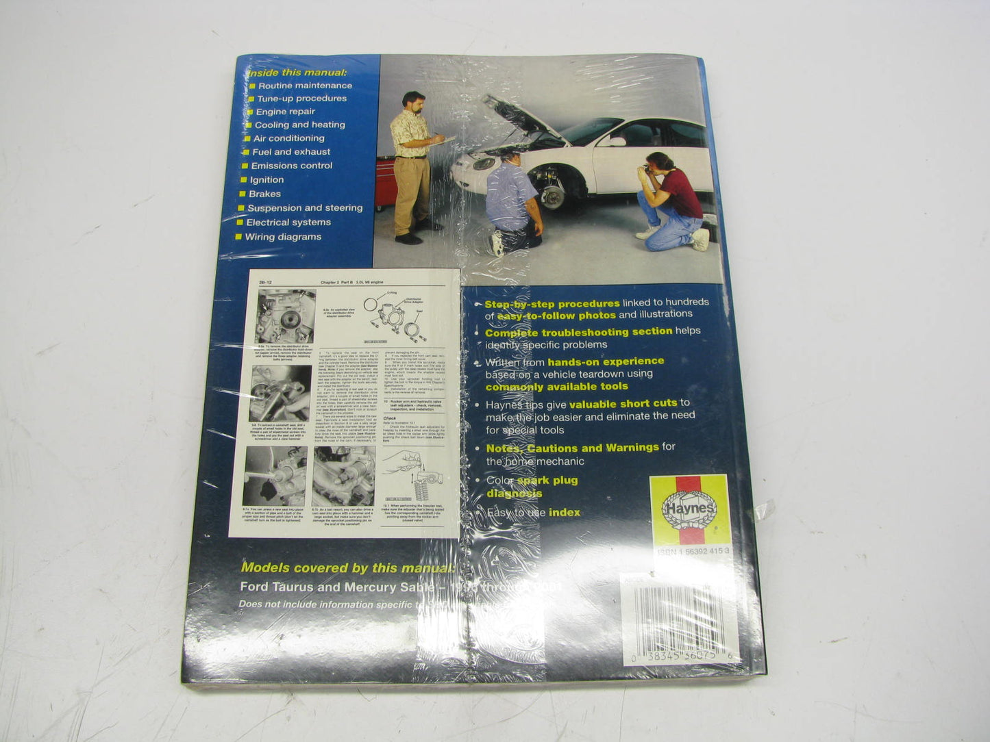 Haynes 36075 Repair Manual For 1996-2001 Ford Taurus & Mercury Sable