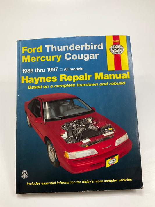 USED - Haynes 36086 Repair Manual For 1989-1997 Thunderbird, Cougar