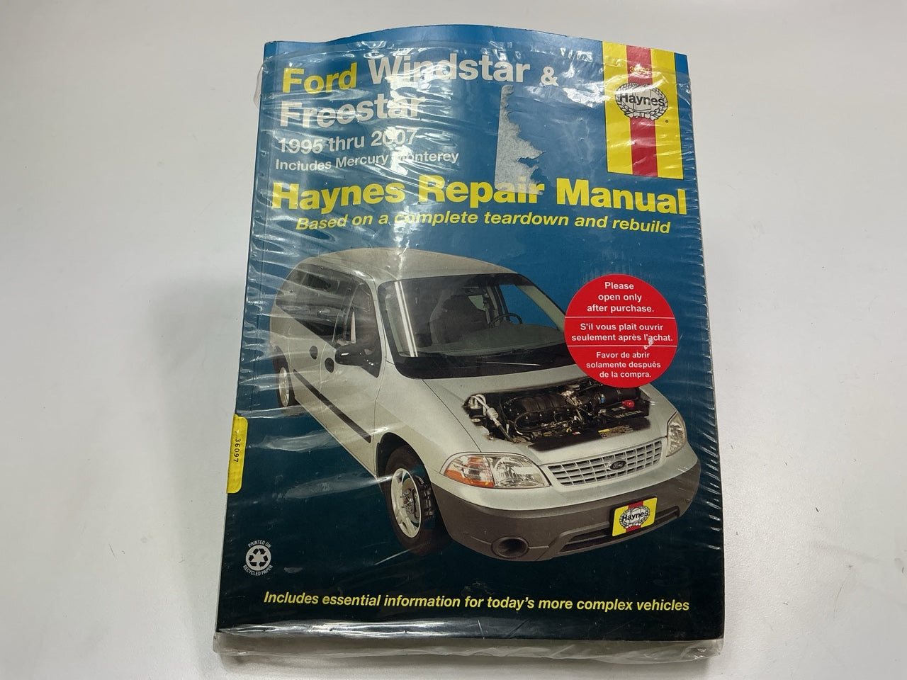 DAMAGED, See Photos - Haynes 36097 Repair Manual 1995-2003 Ford Windstar