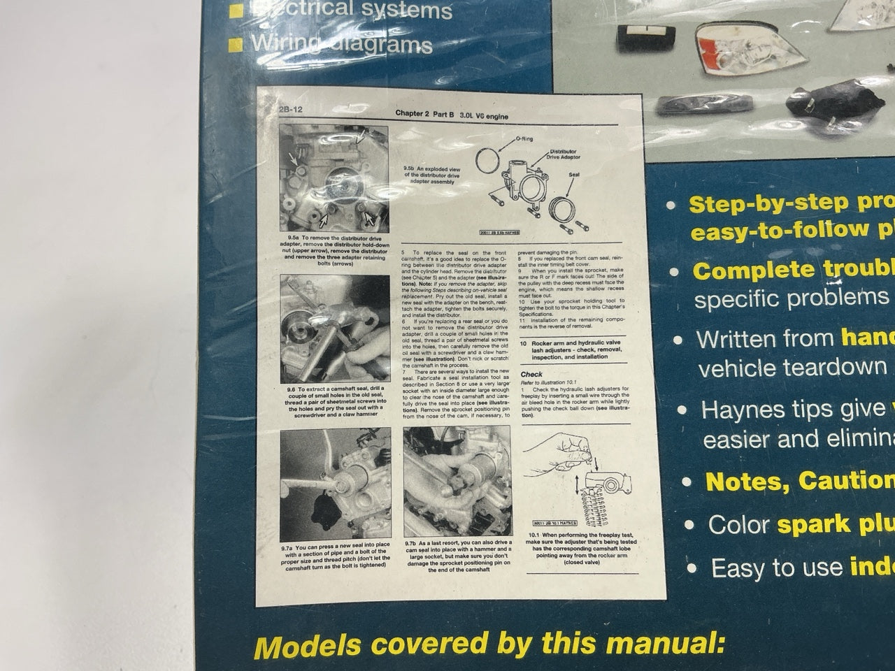 DAMAGED, See Photos - Haynes 36097 Repair Manual 1995-2003 Ford Windstar