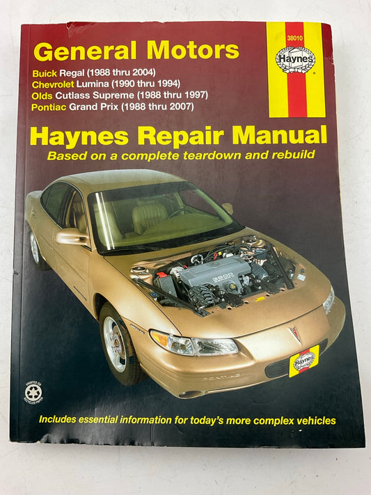 Haynes 38010 Repair Manual For 1988-2007 General Motors - Open