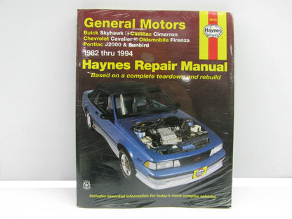 SEALED - Haynes 38015 Repair Manual - 1980-1989 Buick Skyhawk, 82-94 Cavalier