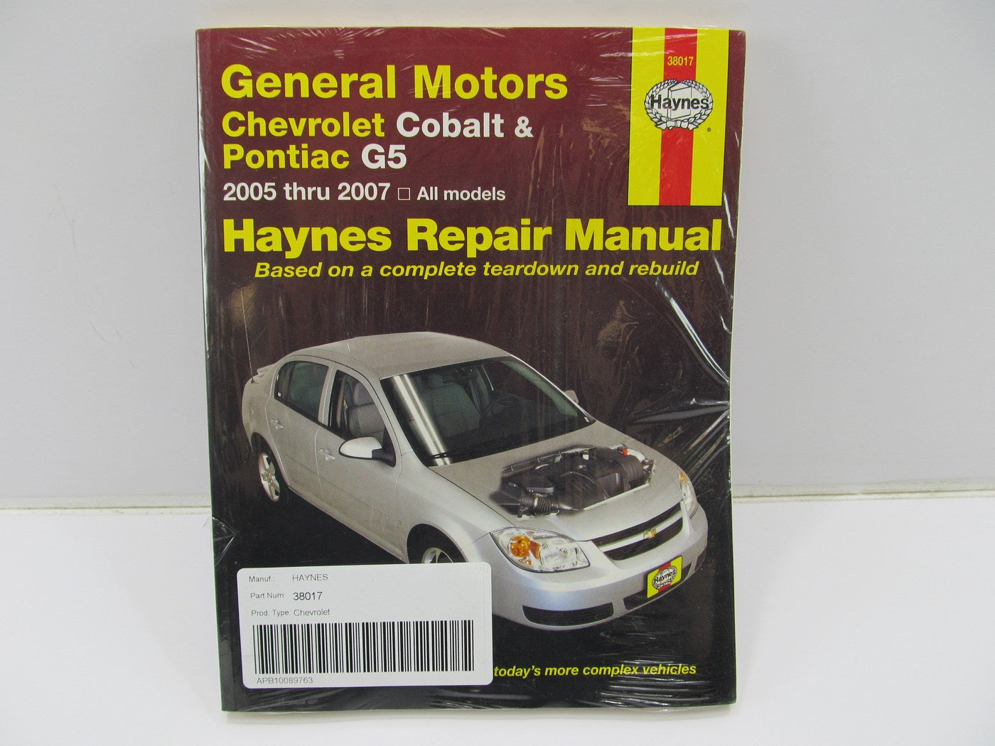 SEALED - Haynes 38017 Repair Manual For 2005-2007 Cobalt