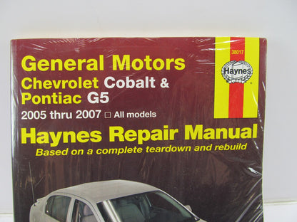 SEALED - Haynes 38017 Repair Manual For 2005-2007 Cobalt