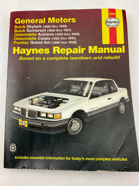 OPEN - Haynes 38025 Repair Manual For 1985-1998 General Motors