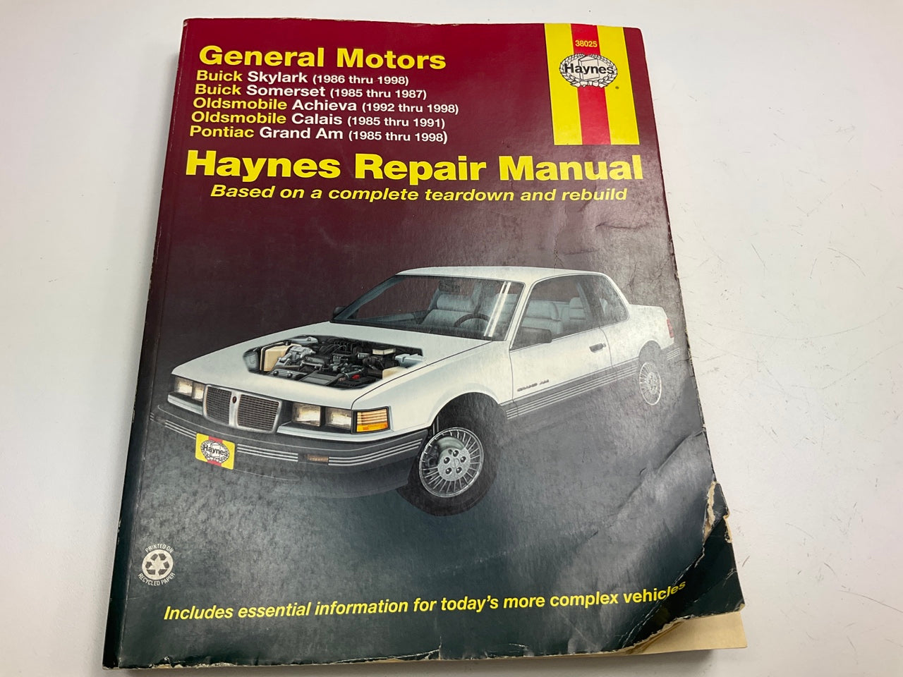 USEED - Haynes 38025 Repair Manual,  Good Condition