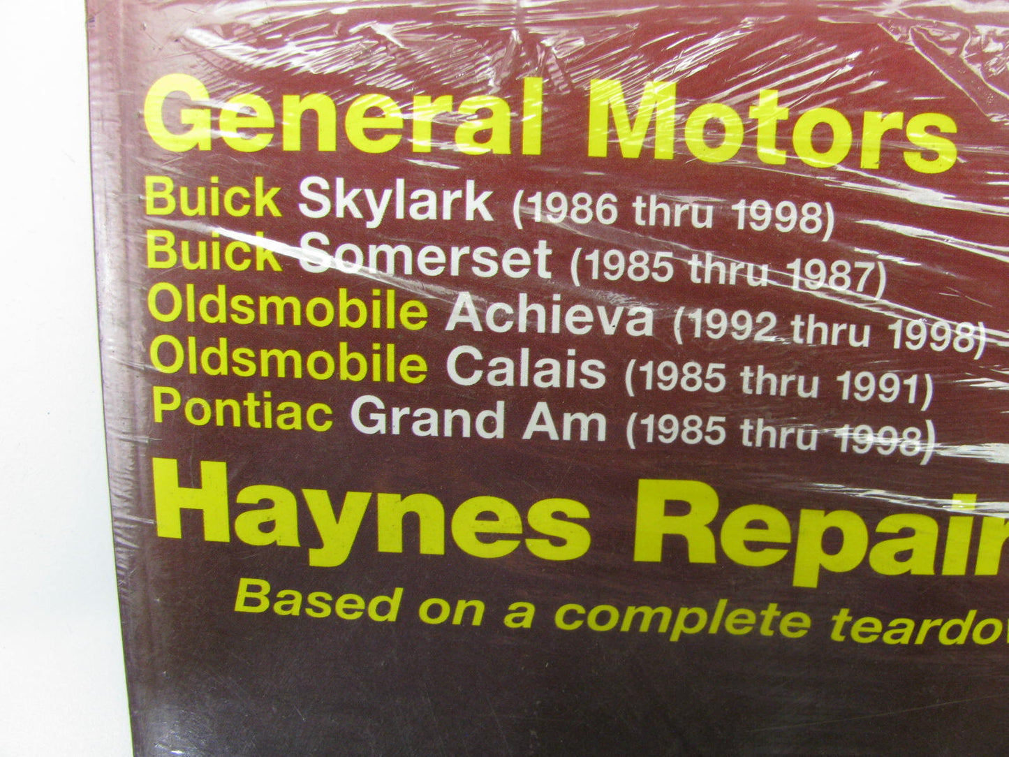 Haynes 38025 Repair Manual For 1985-1998 General Motors