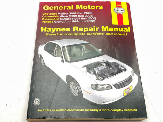 Haynes 38026 Repair Manual For Malibu, Alero, Cutlas, Grand Am, Classic