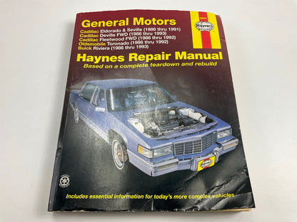 USED #2 - Haynes 38031 Repair Manual 1986-1993 General Motors