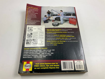 USED #2 - Haynes 38031 Repair Manual 1986-1993 General Motors