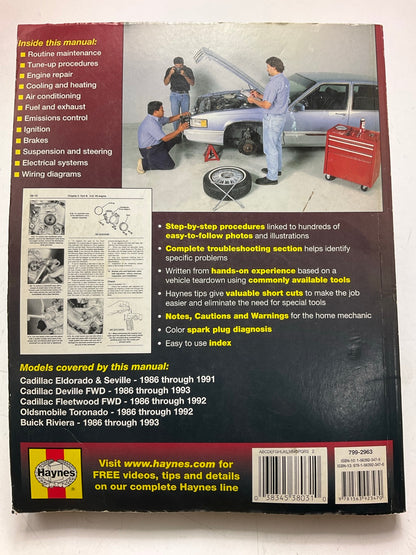 USED - Haynes 38031 Manual Repair For 1986-1992 GM