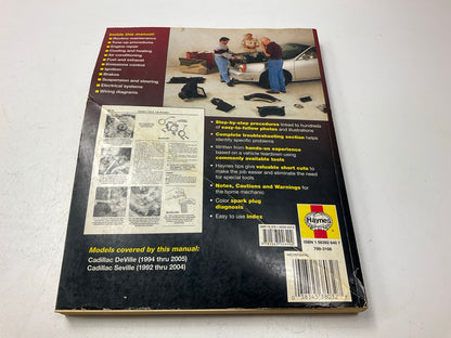 DAMAGED COVER - Haynes 38032 Repair Manual For 92-04 Seville, 92-05 DeVille