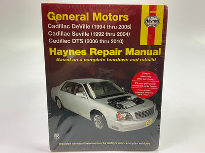 Haynes 38032 Repair Manual For 92-04 Seville, 92-05 DeVille, 06-10 DTS - SEALED