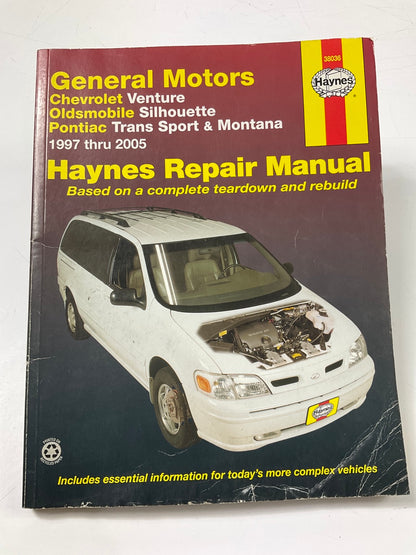 Haynes 38036 Repair Manual - Venture, Silhouette, Trans Sport, Montana - OPENED