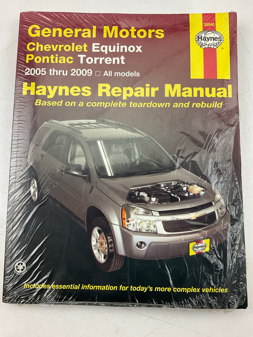 Haynes 38040 Repair Manual For 2005-2009 Equinox, Torrent - SEALED