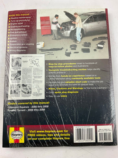 Haynes 38040 Repair Manual For 2005-2009 Equinox, Torrent - SEALED