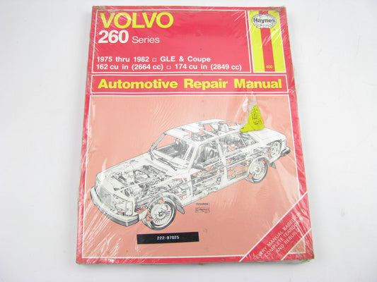 Haynes 400 Automotive Repair Manual - 1975-1982 Volvo 260 Series