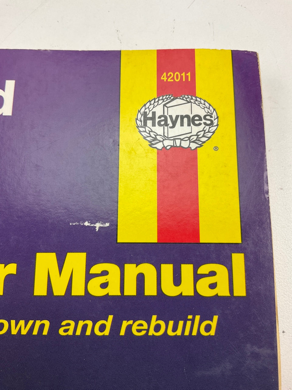 OPENED - HAYNES 42011 Repair Manual For 1984-1989 Honda Accord