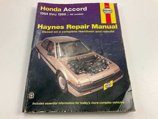 USED #2 - Haynes 42011 Repair Service Manual For 1984-1989 Honda Accord