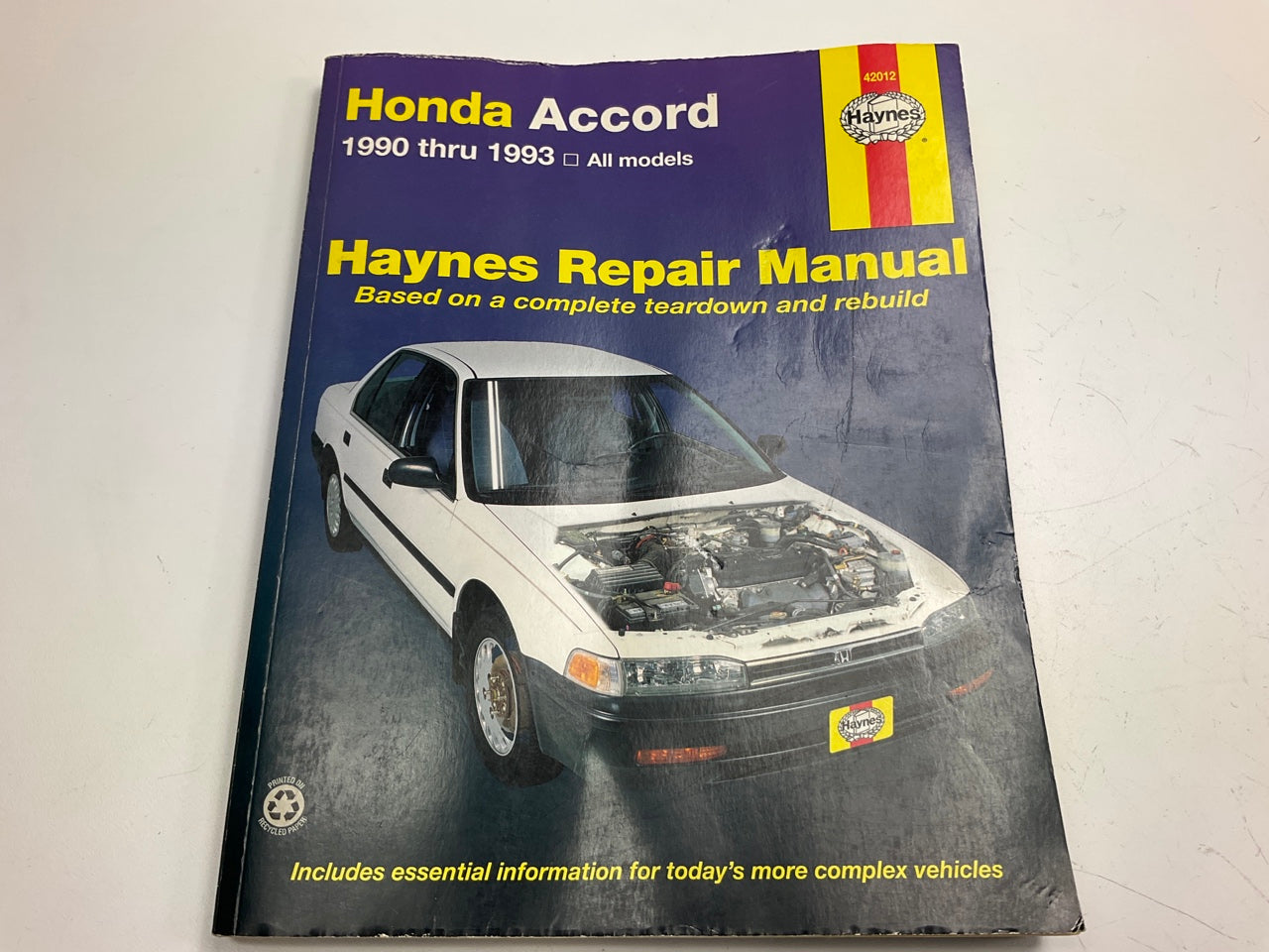 Haynes 42012 Repair Manual For 1990-1993 Honda Accord - USED