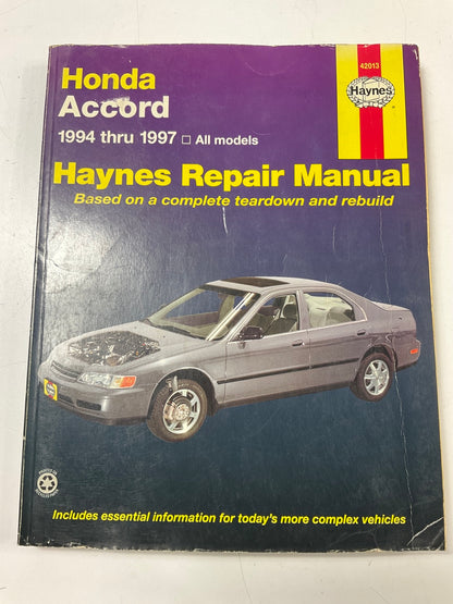 OPENED - Haynes 42013 Repair Manual For 1994-1997 Honda Accord