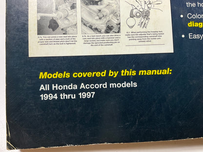 OPENED - Haynes 42013 Repair Manual For 1994-1997 Honda Accord