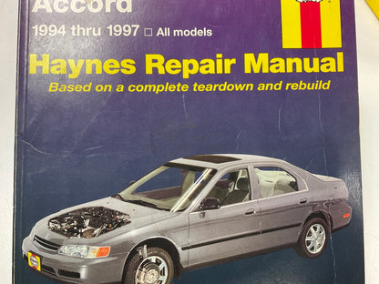 OPENED - Haynes 42013 Repair Manual For 1994-1997 Honda Accord