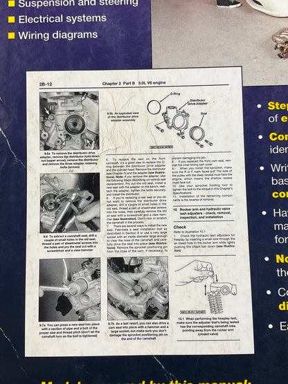 Haynes 42014 Repair Manual For 1998-2002 Honda Accord - TEARS ON FRONT PAGE