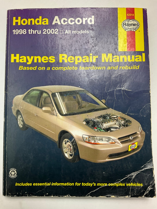 USED - Haynes 42014 Repair Manual For 1998-2002 Honda Accord